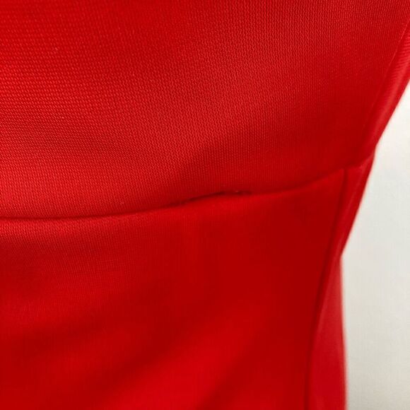 Vintage Y2K NIKI by Niki Livas Red Tulip Dress Womens S Hi-low Spaghetti Strap - Picture 4 of 9